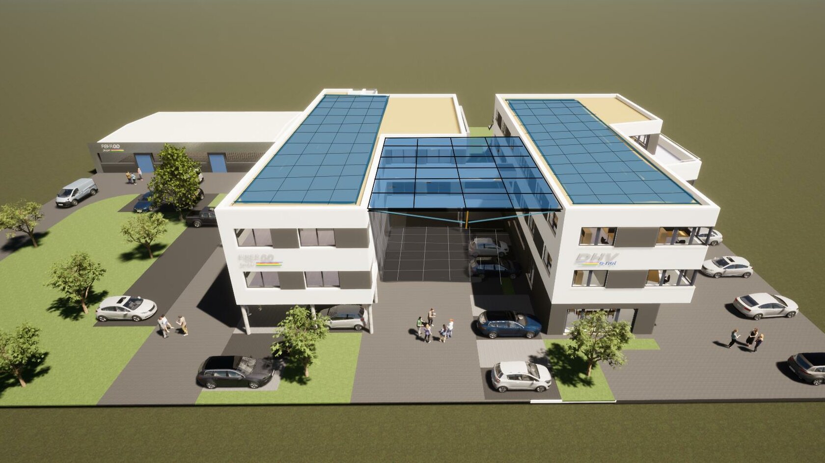 DHV e-net Bauabschnitt II in Walldorf