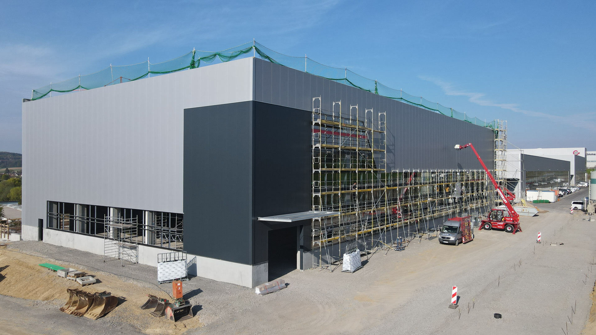 Gebhardt Intralogistics Bauabschnitt III, Kundenzentrum in Sinsheim