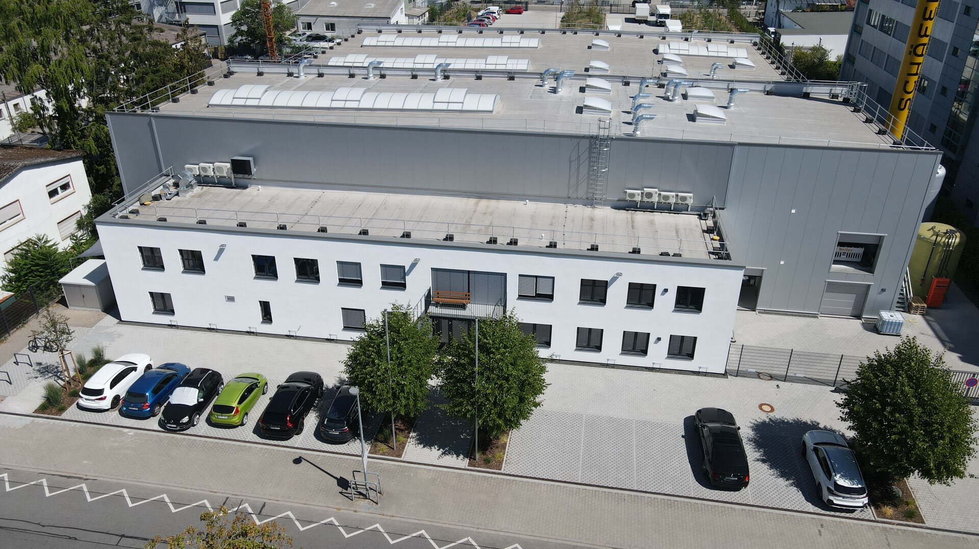 Neuerrichtung der Wäscherei Schäfer in Walldorf